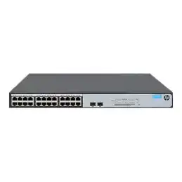 HPE 1420-24G-2SFP+ 10G Uplink Switch - Commutateur - non géré - 24 x 10 - 100 - 1000 + 2 x 1 Gigabit - 10... (JH018AABB)_1